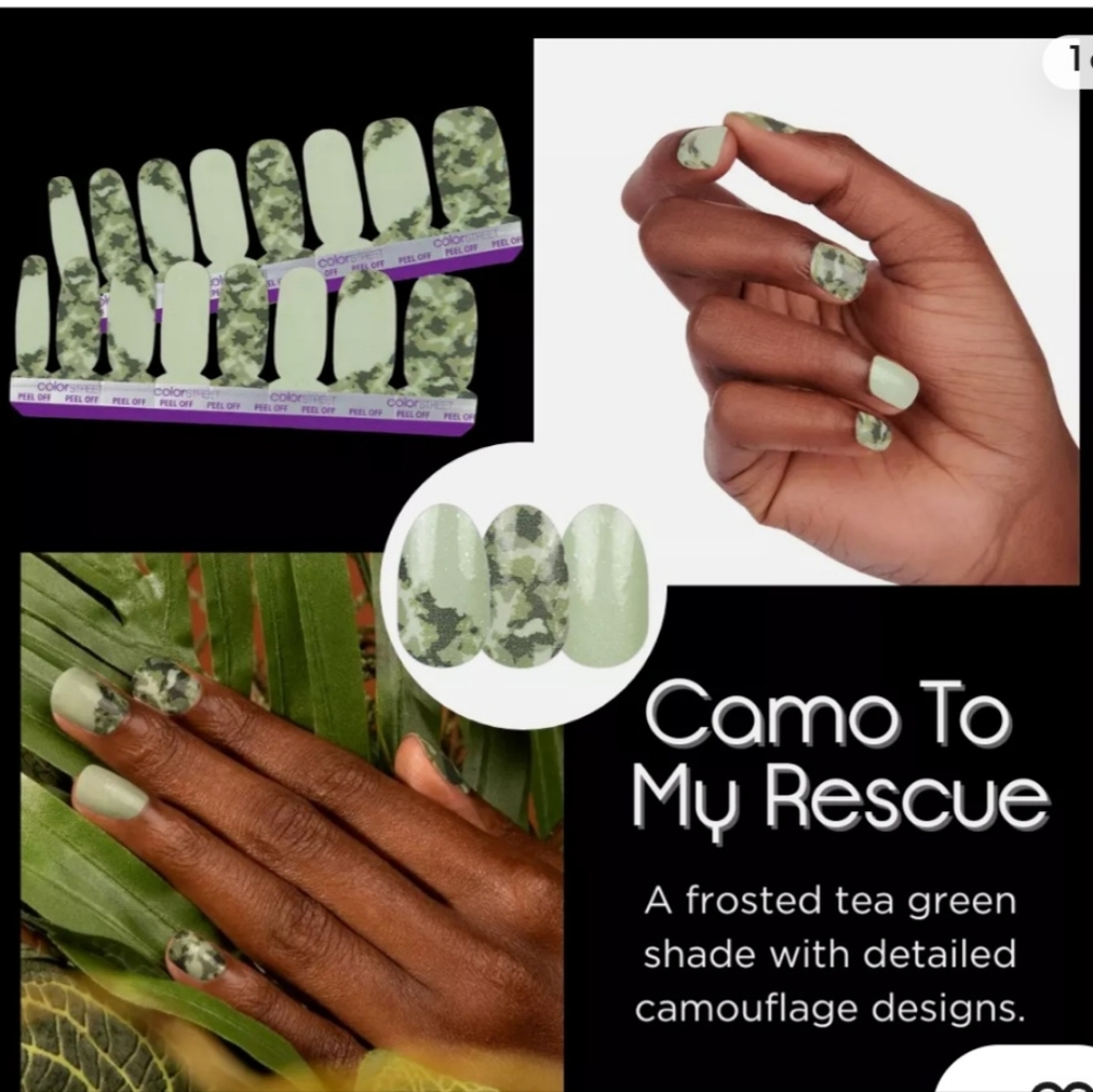 Color street set of Camo to my rescue